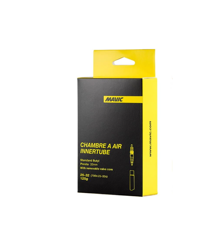 MAVIC CAMERA D'ARIA INNERTUBE STANDARD BUTYL 700X 25 -32c - 125 gr I CHAMBRE A AIR INNERTUBE STANDARD BUTYL