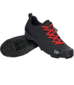 SCOTT SCARPE  MTB RC LACE - MATT BLACK/ GLOSS BLACK (cordine red)