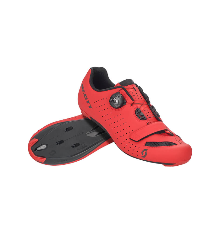 SCOTT SCARPE ROAD COMP BOA MATT RED BLACK