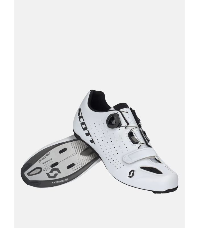 SCOTT SCARPE Road Vertec Boa - WHITE BLACK