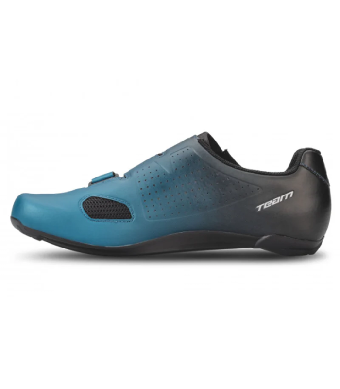 SCOTT SCARPE ROAD  TEAM BOA  - BLACK FADE MAT / METALLIC BLUE - BLU NERO