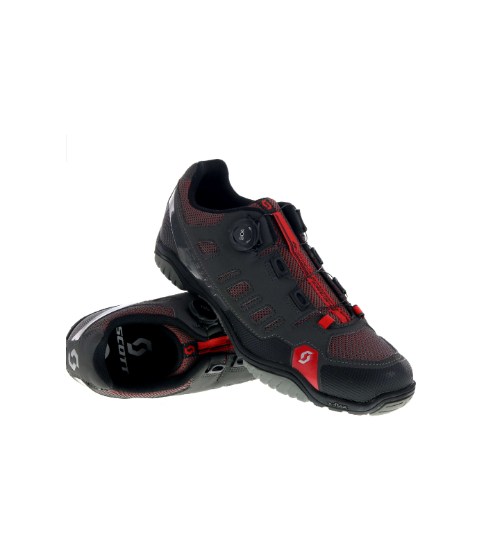 SCOTT SCARPE Sport Crus - r BOA - ANTHRACITE RED - GRIGIO ROSSO