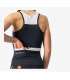 CASTELLI GILET SOLARIS SPALLINE - NERO BIANCO DONNA - SUMMER - SMANICATO DONNA
