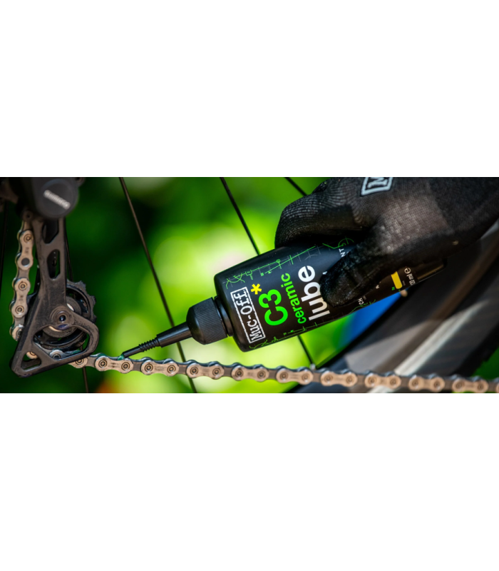 MUC - OFF C3 LUBIFRICANTE DRY Ceramic Lube biodegradabile - Dry Weather Ceramic Lube - SCEGLI 50ml / 120 ml - CONDIZIONI SECCHE