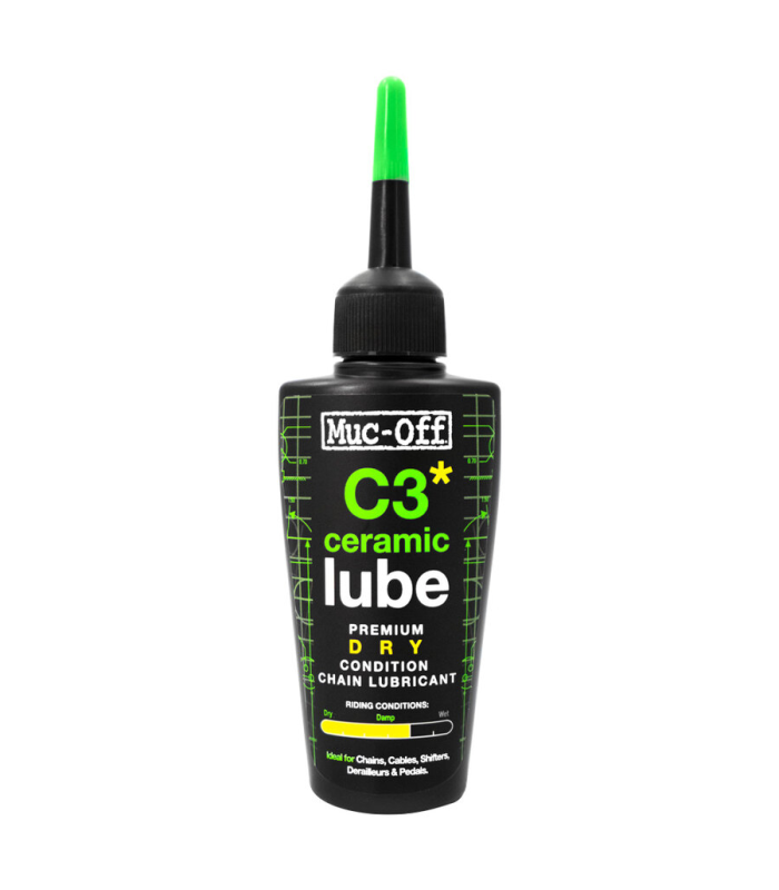 MUC - OFF C3 LUBIFRICANTE DRY Ceramic Lube biodegradabile - Dry Weather Ceramic Lube - SCEGLI 50ml / 120 ml - CONDIZIONI SECCHE