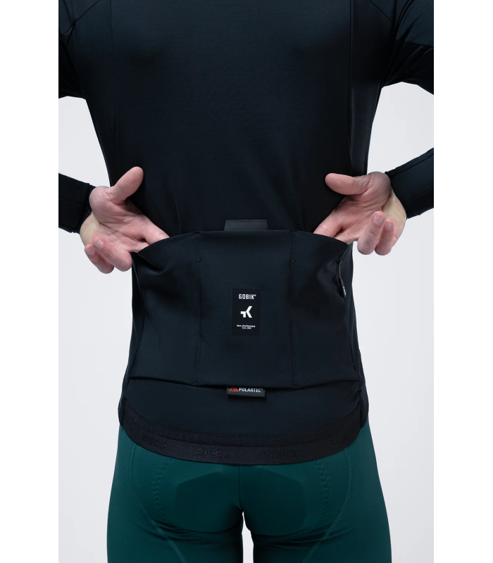 GOBIK GIACCA TERMICA INVERNALE -  Skimo Solid Ink Black