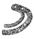 Nastro Manubrio Super Sticky Kush Splat Bianco + Tappo Nero - SUPACAZ
