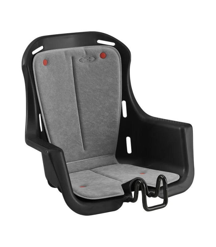 Seggiolino Anteriore LUNA Attacco al Piantone Imbottito - Nero -  Carico 15kg - MVTEK