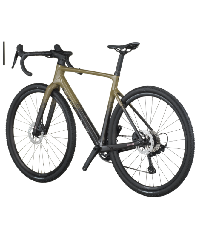 SCOTT BICI Addict Gravel 40 -  kaki green/carbon black - 2026