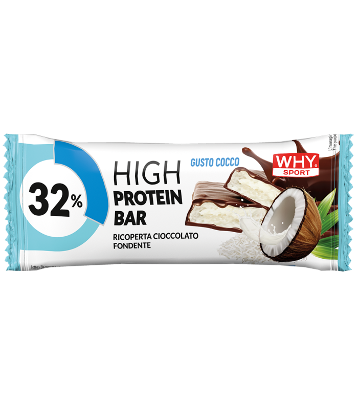 HIGH PROTEIN Barretta 50 g - Why SPORT 32% PROTEIN - SCEGLI