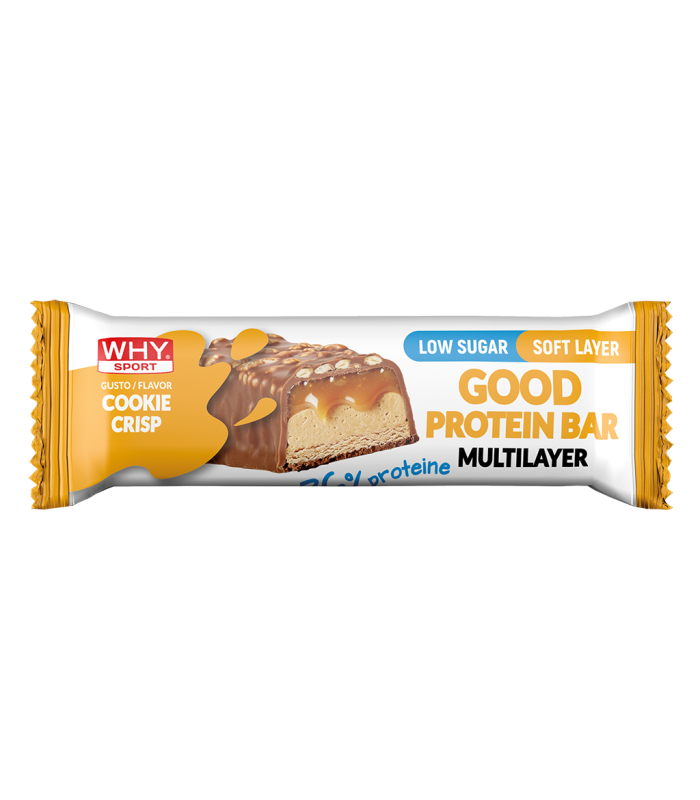 GOOD PROTEIN BARRETTA 45 g - WHY SPORT 36% PROTEIN - SCEGLI