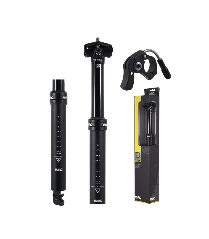 REGGISELLA TELESCOPICO CAVO INTERNO SB0 - 31.6 X 361 MM, ESCURSIONE 100 MM-  WAG