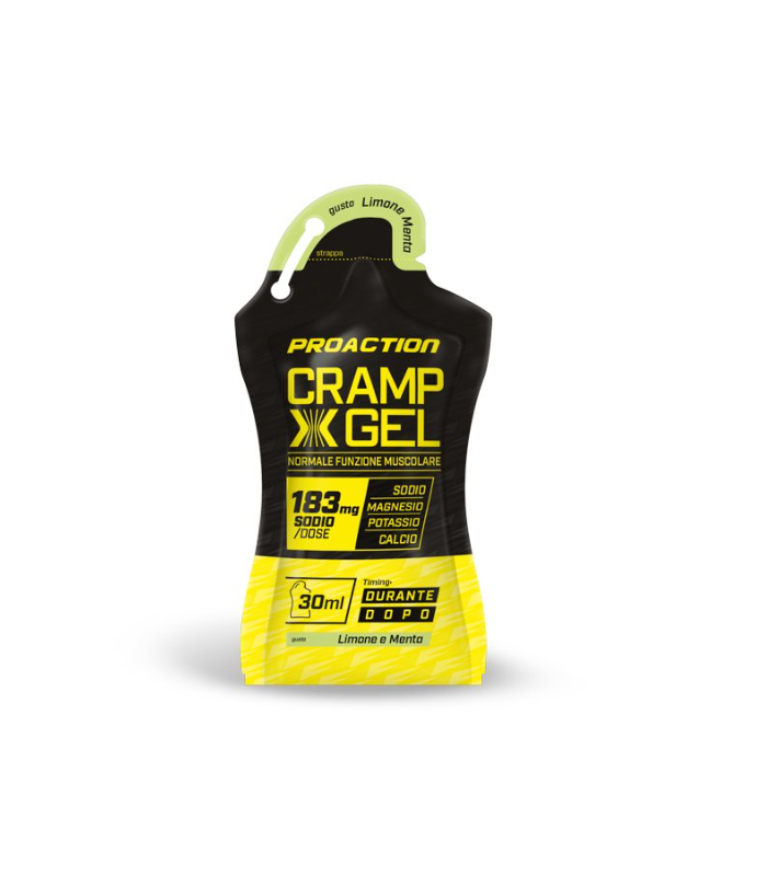 PRO ACTION Cramp X Gel - 3pz Gel -gusto Limone - menta.